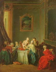 Toaletten: Ung kvinna vid sitt sminkbord